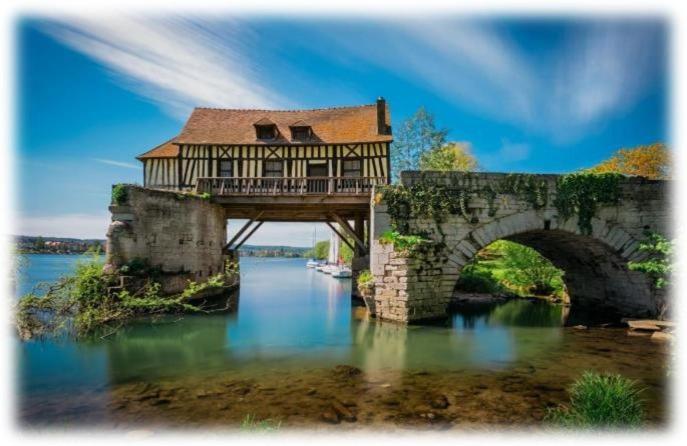 La Petite Maison De Giverny - Gite De Charme 5 Etoiles Au Coeur Du Village - 3 Chambres Luaran gambar